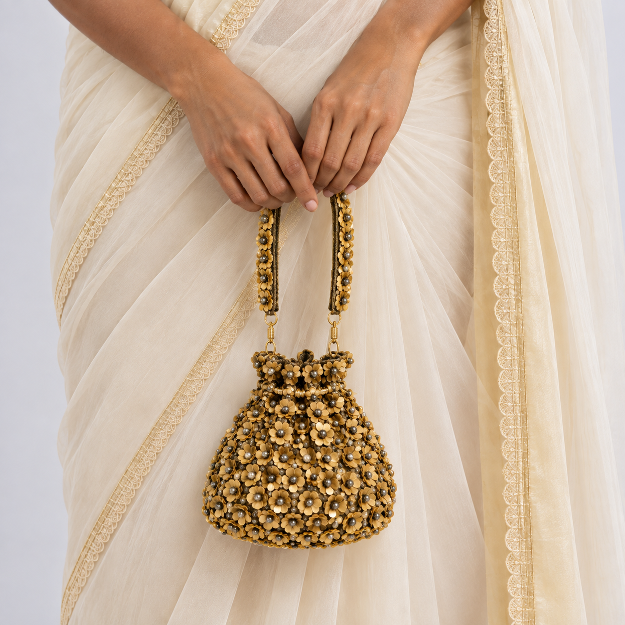 The Gold Bloom Bag