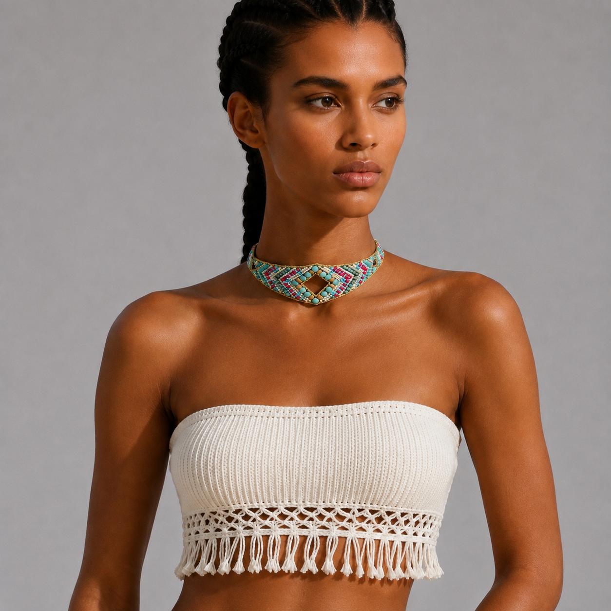 Mosaic Choker Necklace
