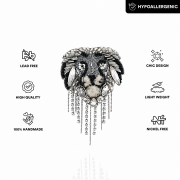 Majestic Lion Brooch