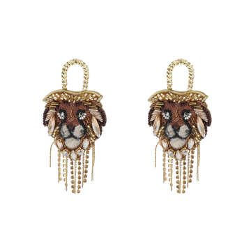 Majestic Lion Earrings